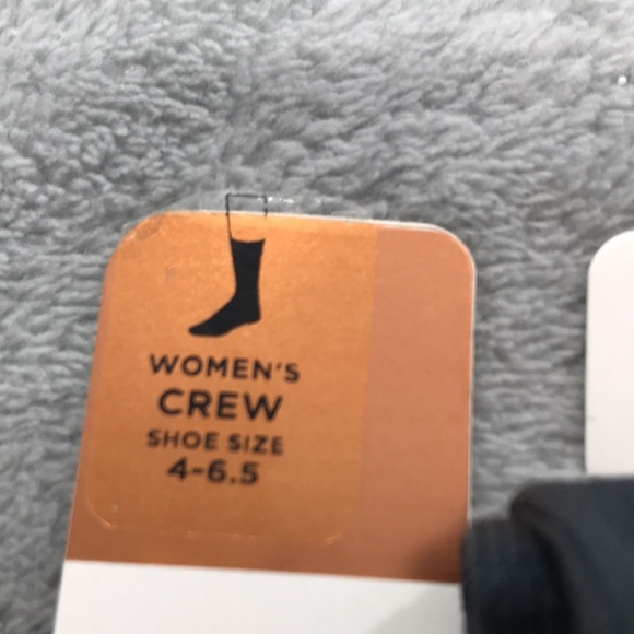 2 Pairs of Tommie Copper Compression Crew Socks  Charcoal Size Small  New - Picture 2 of 6